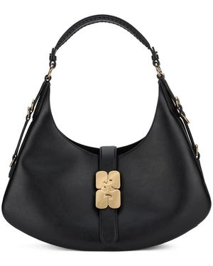 Ganni Shoulder Bags - Negro