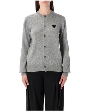 COMME DES GARÇONS PLAY Cardigans - Grey