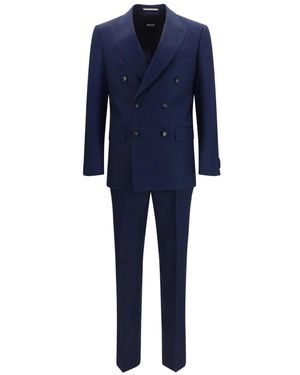 BOSS Linnen En Mohair Pak - Blauw