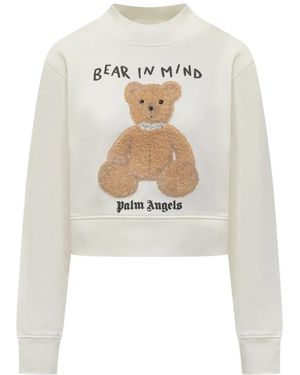 Palm Angels Sweatshirts - Blanco