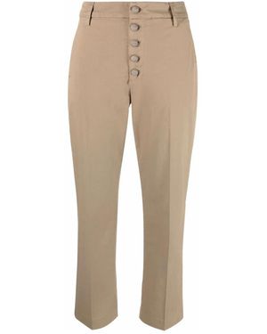 Dondup Nima Cropped Broeken - Naturel