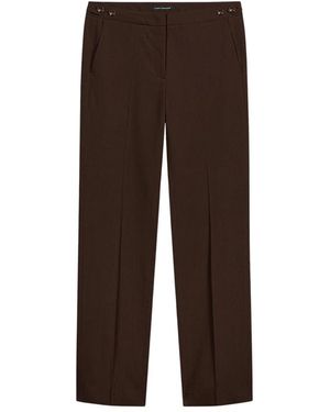 Luisa Cerano Broeken ,Bruin ,Katoen Slim Tailored Pants