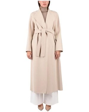 Max Mara Jassen ,Wol Poldo Robe Coat - Naturel