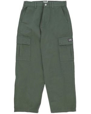 Obey Wide Trousers - Green