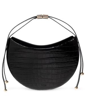 Furla Tassen ,Zwart ,Leer Moonstone Medium