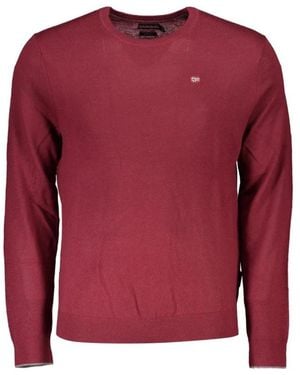 Napapijri Round-Neck Knitwear - Red