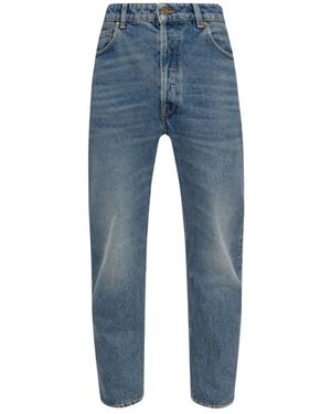 Golden Goose Jeans Met Applicaties - Blauw
