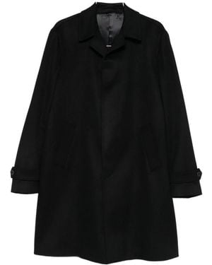 Lardini Single-Breasted Coats - Negro
