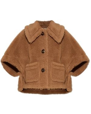 Max Mara Faux Fur & Shearling Jackets - Brown