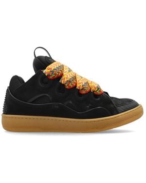 Lanvin Curb Leder-Sneakers - Blau