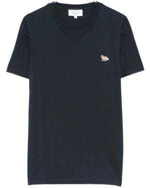 Maison Kitsuné Blaues Baby Fox Baumwoll T-Shirt