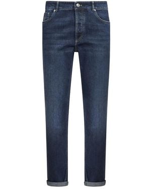 Brunello Cucinelli Slim-Fit Jeans - Blue