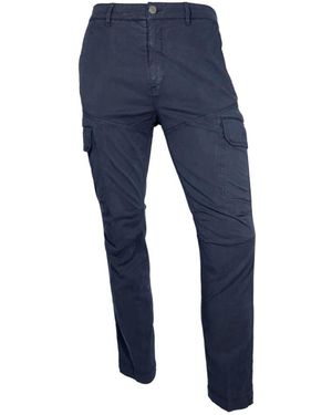 Aeronautica Militare Slim-Fit Trousers - Blue