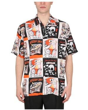 Endless Joy Short Sleeve Shirts - Red