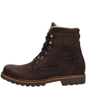 Panama Jack Lace-Up Boots - Marrón