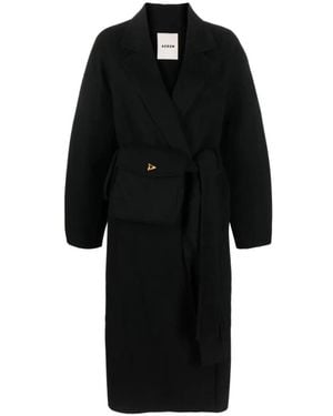 Aeron Belted Coats - Nero