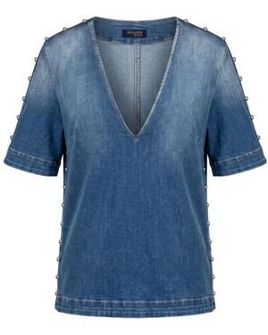 Trussardi Denim Top - Blau
