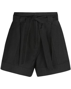IRO Korte Broeken ,Zwart ,Katoen Hannou Short