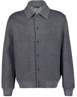 Fendi Light Jackets - Grey