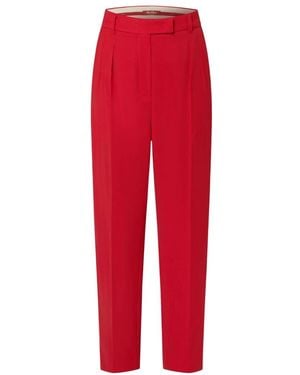 Max Mara Wide Trousers - Rojo