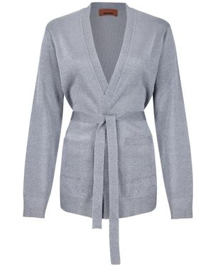 Missoni Geknoopte Wollen Vest - Blauw