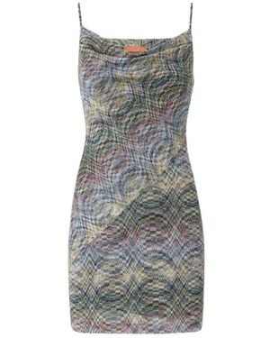 Missoni Knitted Jurken - Grijs