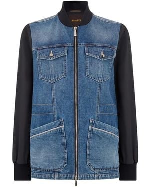 Moorer Bomber Jackets - Blue