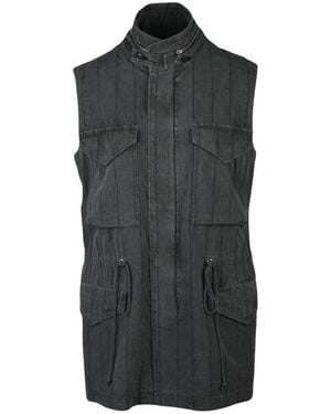 Yohji Yamamoto Gilet - Schwarz