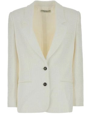 Alessandra Rich Blazers - Blanc