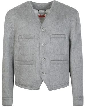 KENZO Light Jackets - Grey