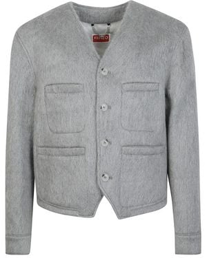 KENZO Light Jackets - Gray
