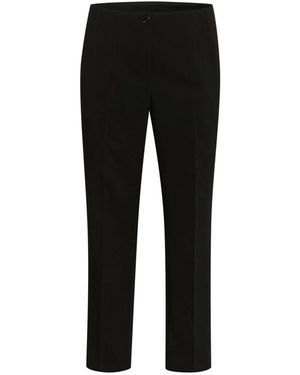 Kaffe Slim-Fit Trousers - Black