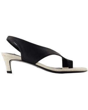TOTEME Heeled Sandals - Black