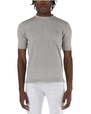 FILIPPO DE LAURENTIIS Rundhals T-Shirt - Grau