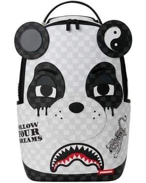 Sprayground Tassen ,Veelkleurig ,Panda Face Rugzak - Zwart