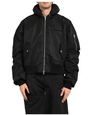 3.PARADIS Bomber Jackets - Black