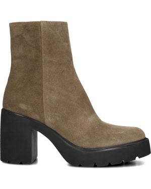 Unisa Heeled Boots - Brown