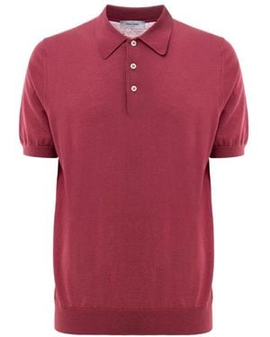 Gran Sasso Polo Shirts - Red