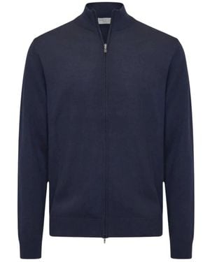FILIPPO DE LAURENTIIS Volledige Rits Vest - Blauw