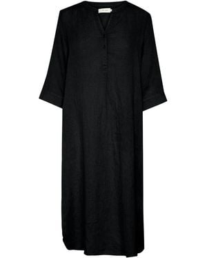 Cream Midi Dresses - Black