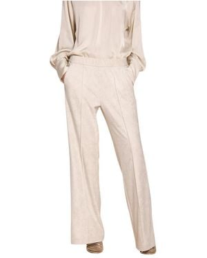 Mason's Wide Trousers - Natural