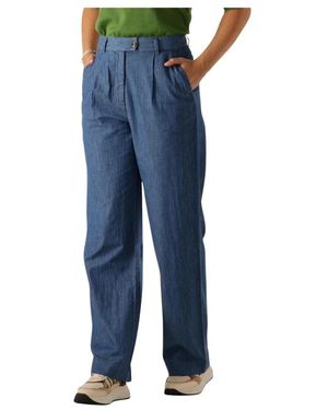 Minus Blauwe Straight Leg Jeans Voor