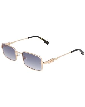 DSquared² Rechthoekige Zonnebril Met Metalen Montuur - Metallic