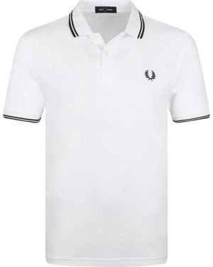 Fred Perry Polo Shirts - White