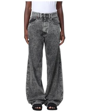 MM6 by Maison Martin Margiela Wide Jeans - Grey