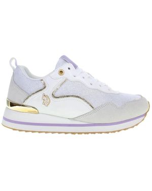 U.S. POLO ASSN. Schoenen ,Wit ,Leer Layla Sneakers