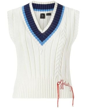 Pinko V-Neck Knitwear - Blue
