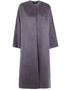 Max Mara Febo Oversized Jas - Blauw