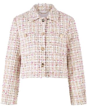 Rich & Royal Tweed Jackets - White
