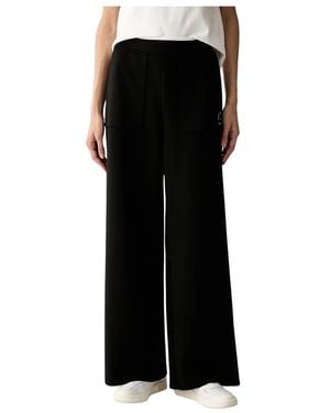 KARL LAGERFELD Wide Trousers - Negro